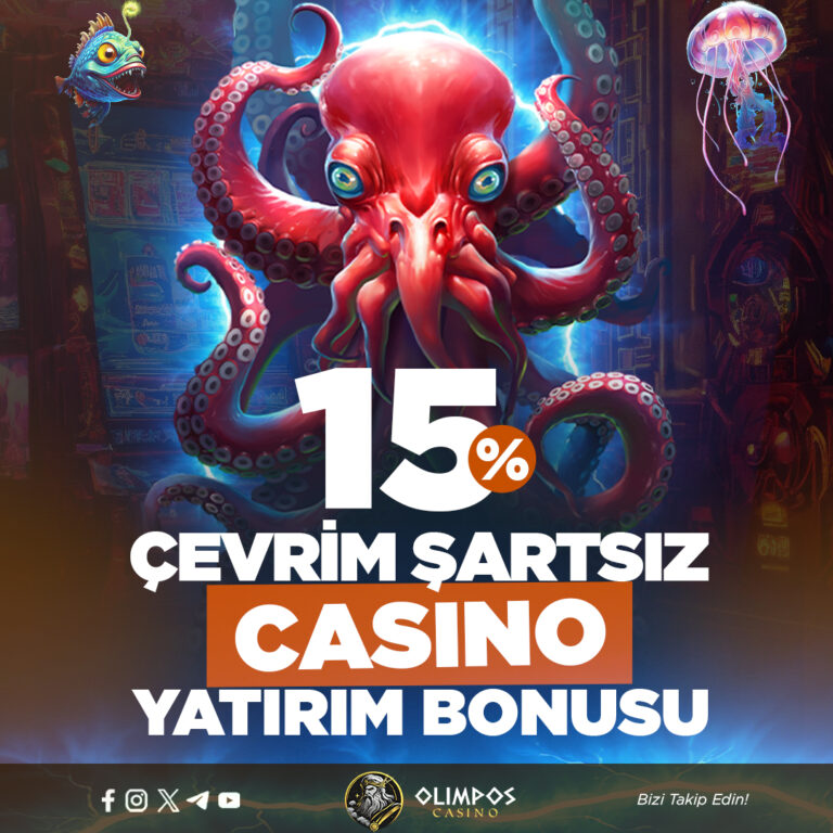 Olimpos Casino çevrimsiz casino yatırım bonusu